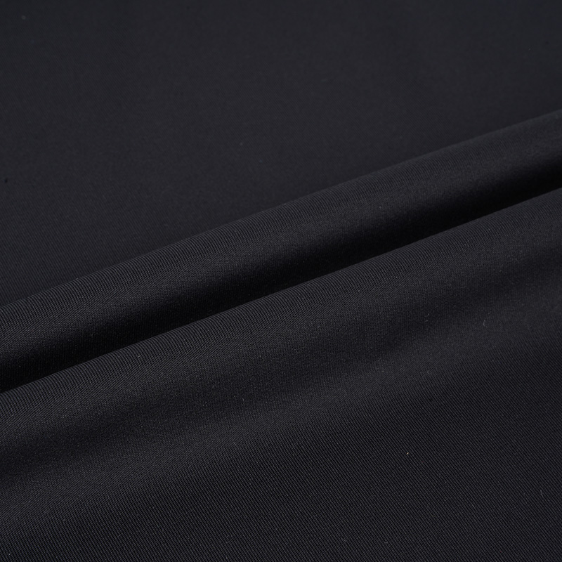 SX211703 77% polyester 23% spandex 210gsm tykt interlock tøyelig strikket stoff for kondisjonslitasje